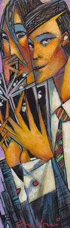 Love Is An Open Book - Original by artist Andrei Protsouk - Wyecliffe Galleries