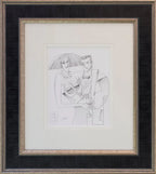 Love Twist - Original Line Study - SOLD by artist Andrei Protsouk - Wyecliffe Galleries