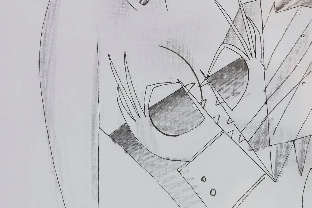 Love Twist - Original Line Study - SOLD by artist Andrei Protsouk - Wyecliffe Galleries