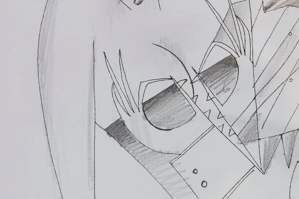 Love Twist - Original Line Study - SOLD by artist Andrei Protsouk - Wyecliffe Galleries