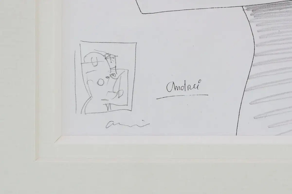 Love Twist - Original Line Study - SOLD by artist Andrei Protsouk - Wyecliffe Galleries