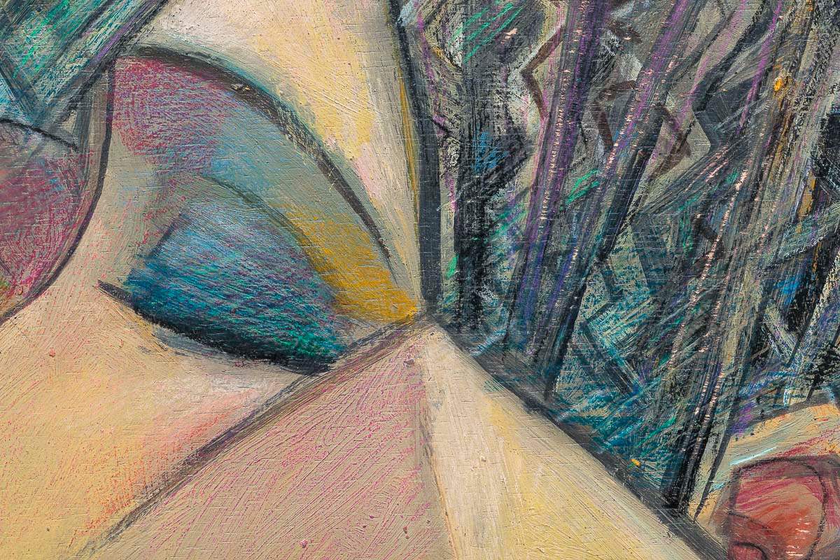 Lovers - Original - SOLD by artist Andrei Protsouk - Wyecliffe Galleries