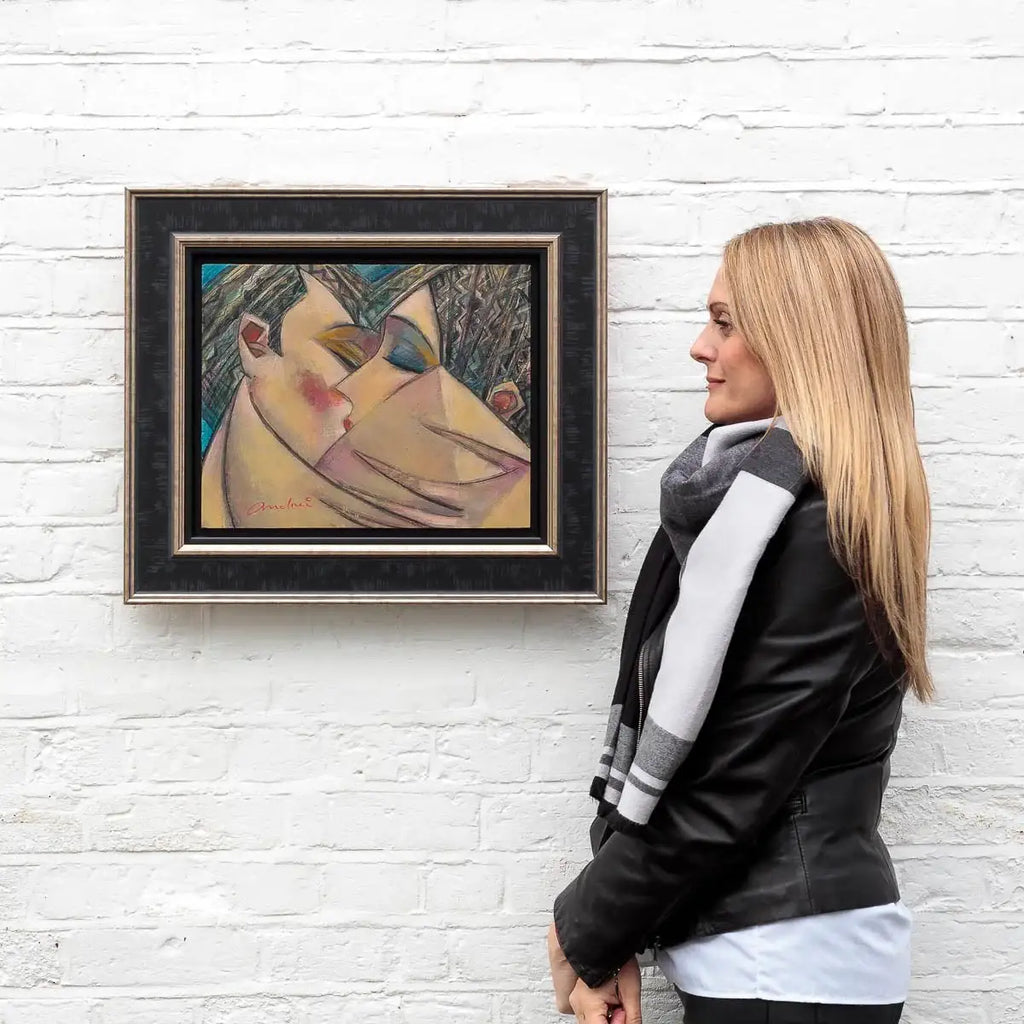 Lovers - Original - SOLD by artist Andrei Protsouk - Wyecliffe Galleries