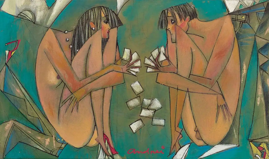 Lucky Hand - Original by artist Andrei Protsouk - Wyecliffe Galleries