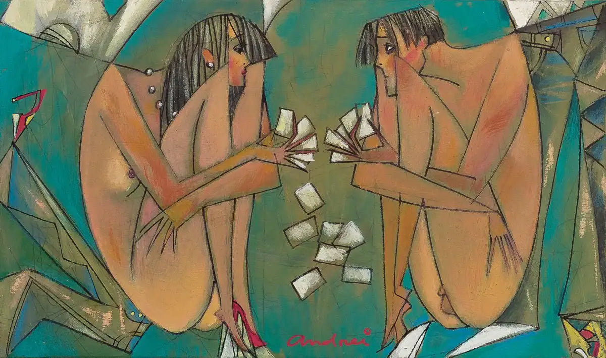 Lucky Hand - Original by artist Andrei Protsouk - Wyecliffe Galleries