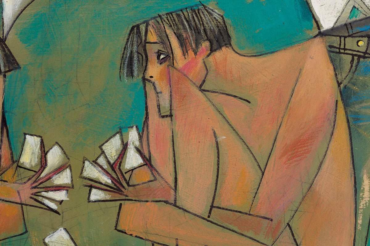 Lucky Hand - Original by artist Andrei Protsouk - Wyecliffe Galleries