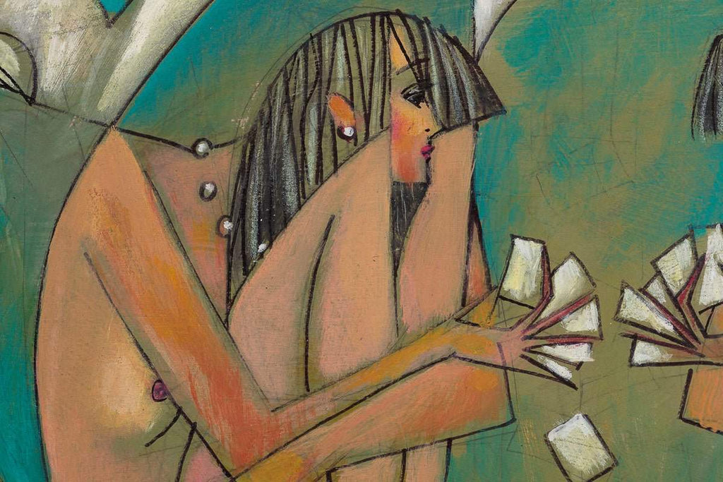 Lucky Hand - Original by artist Andrei Protsouk - Wyecliffe Galleries