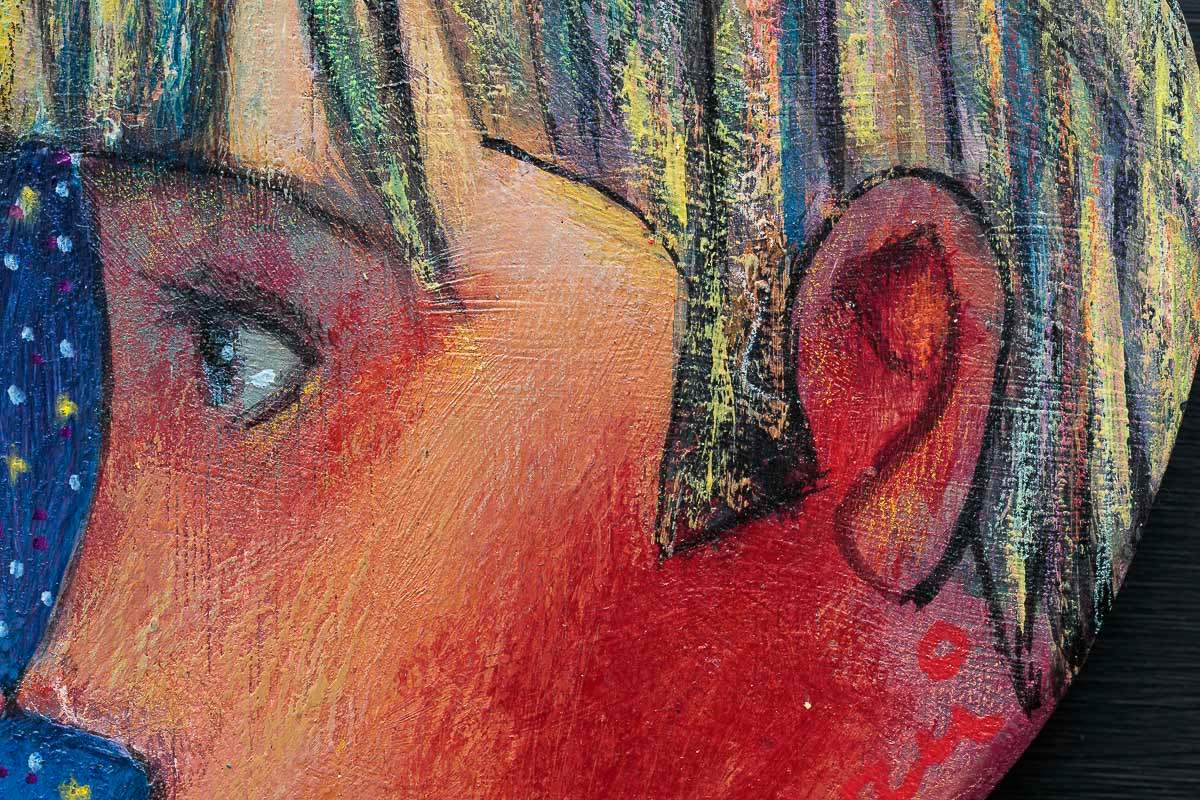 Milkshake - Original - SOLD by artist Andrei Protsouk - Wyecliffe Galleries