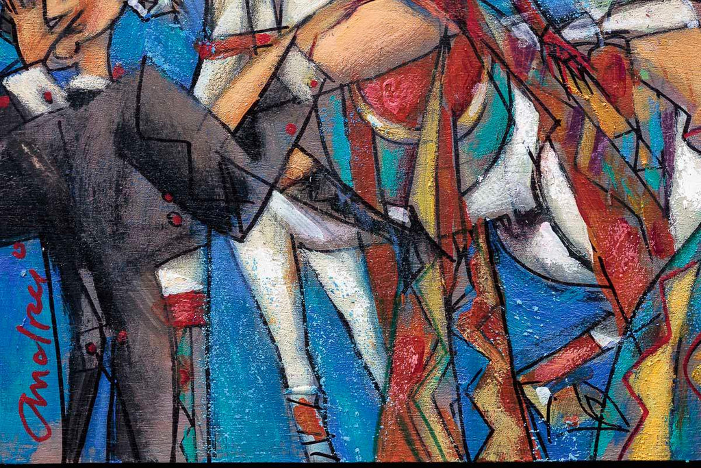 New Horse - Original by artist Andrei Protsouk - Wyecliffe Galleries