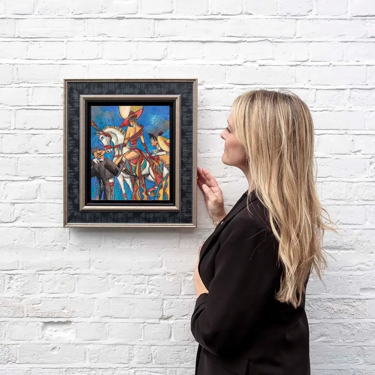 New Horse - Original by artist Andrei Protsouk - Wyecliffe Galleries