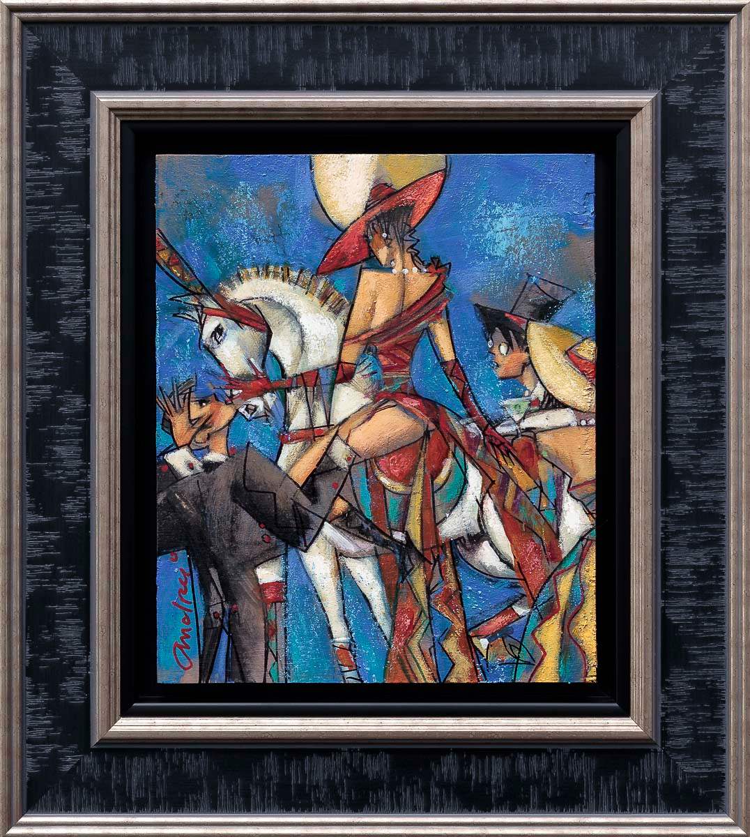 New Horse - Original by artist Andrei Protsouk - Wyecliffe Galleries
