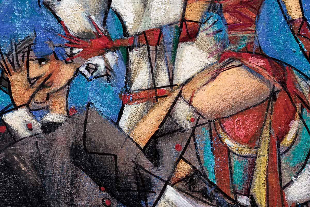 New Horse - Original by artist Andrei Protsouk - Wyecliffe Galleries