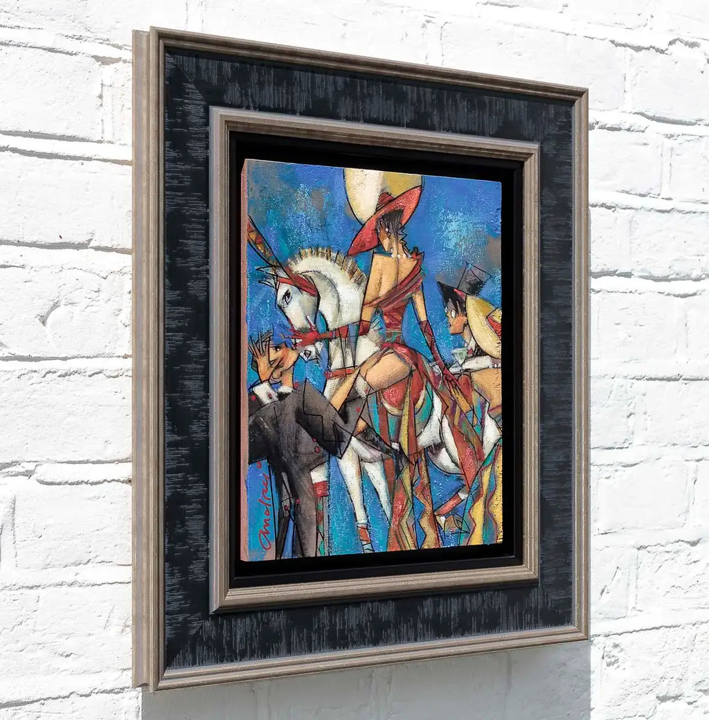 New Horse - Original by artist Andrei Protsouk - Wyecliffe Galleries