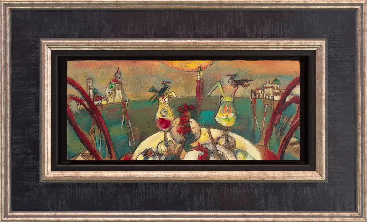 Venice For Two - Original by artist Andrei Protsouk - Wyecliffe Galleries