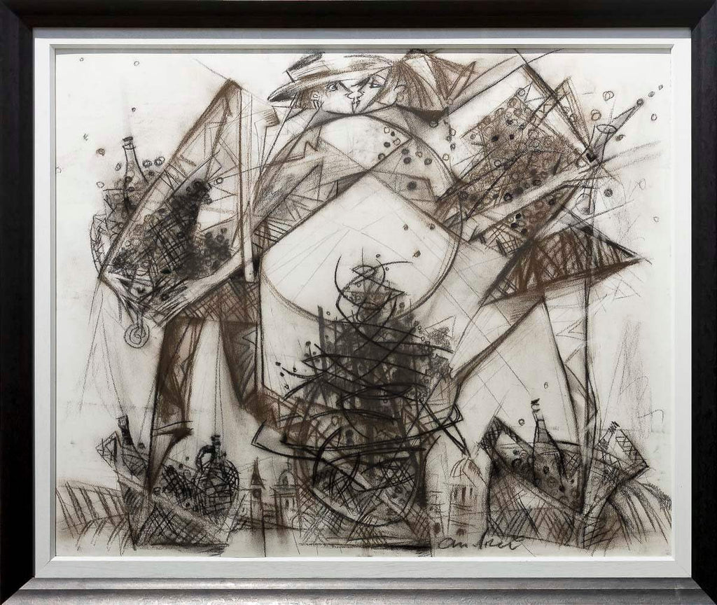 Wine Tasting - Original Study by artist Andrei Protsouk - Wyecliffe Galleries