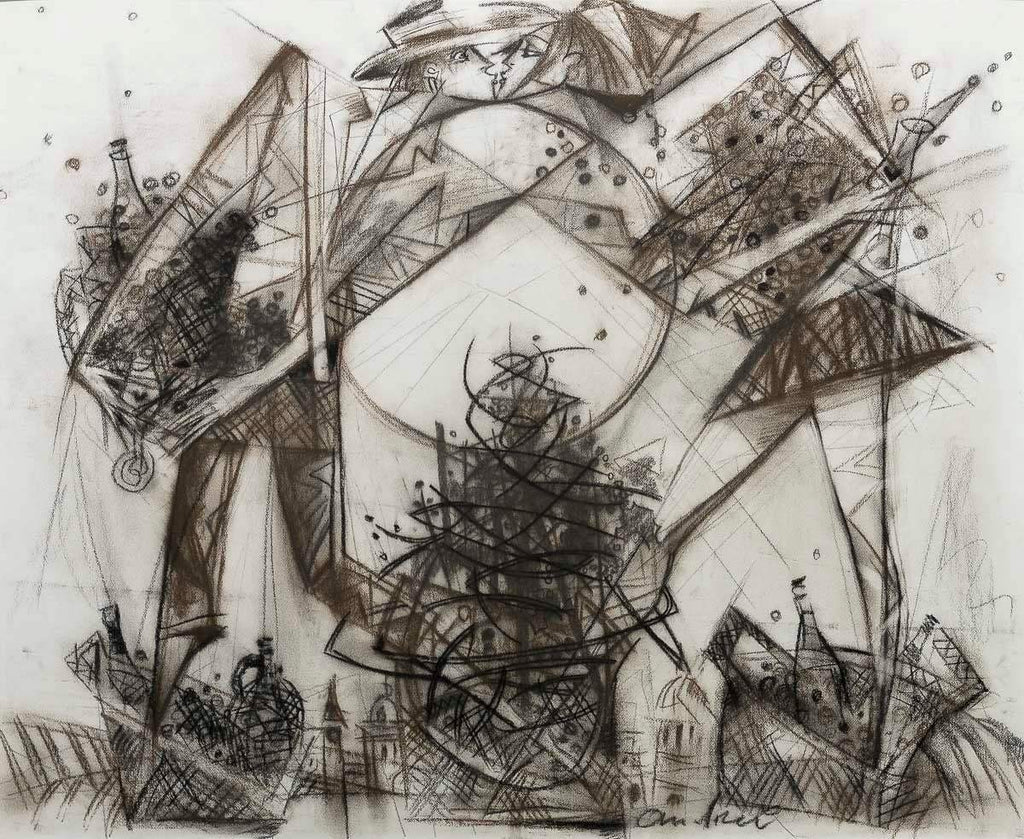 Wine Tasting - Original Study by artist Andrei Protsouk - Wyecliffe Galleries