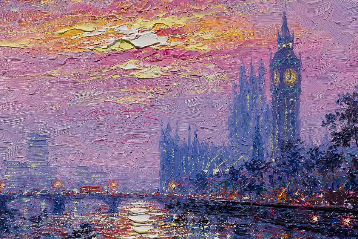 City Of Endless Possibilities And Charm - Original - SOLD by artist Andrew Grant Kurtis - Wyecliffe Galleries
