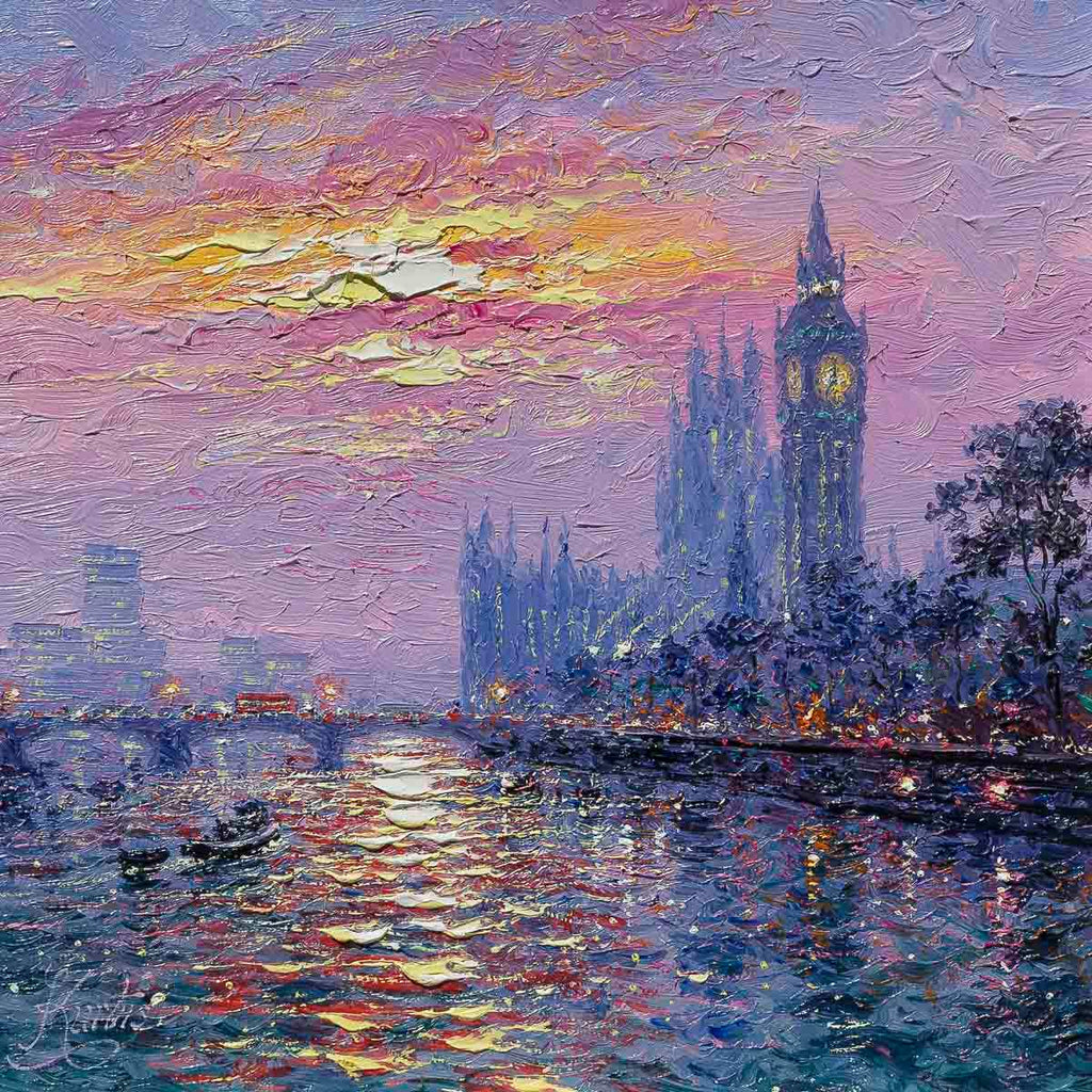 City Of Endless Possibilities And Charm - Original - SOLD by artist Andrew Grant Kurtis - Wyecliffe Galleries