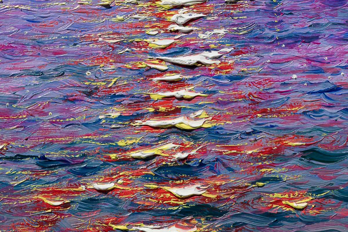 Dancing Reflections In Venetian Waters - Original by artist Andrew Grant Kurtis - Wyecliffe Galleries