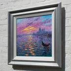 Dancing Reflections In Venetian Waters - Original by artist Andrew Grant Kurtis - Wyecliffe Galleries