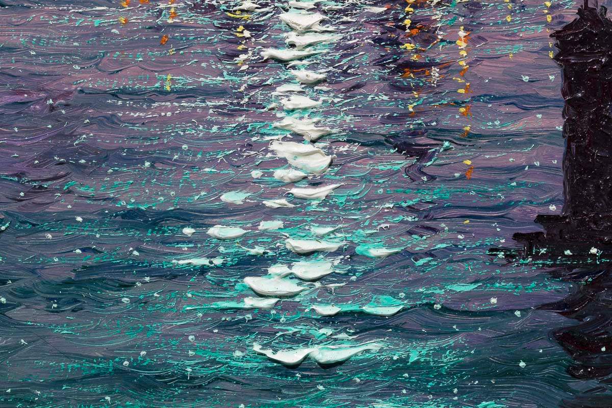 Dancing With Light On A Venetian Night - Original - SOLD by artist Andrew Grant Kurtis - Wyecliffe Galleries