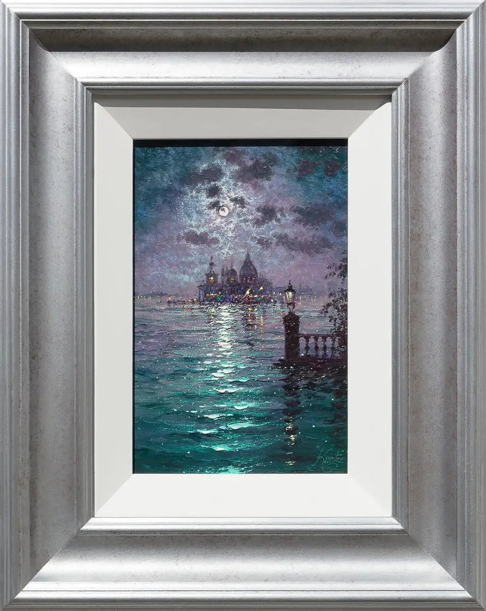 Dancing With Light On A Venetian Night - Original - SOLD by artist Andrew Grant Kurtis - Wyecliffe Galleries