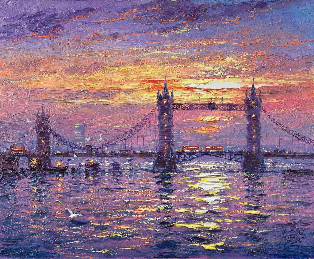 Finding Beauty In The Journey - Original by artist Andrew Grant Kurtis - Wyecliffe Galleries