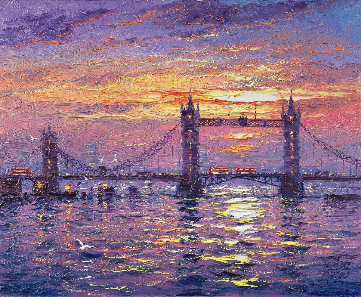 Finding Beauty In The Journey - Original by artist Andrew Grant Kurtis - Wyecliffe Galleries