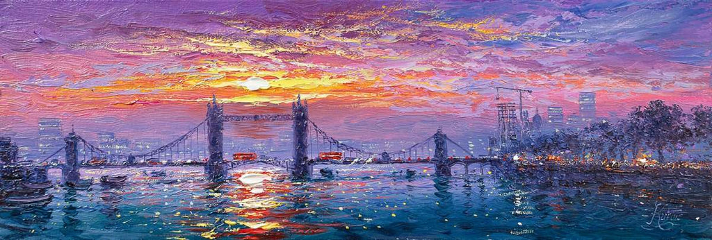 Heartbeat Of London - Original by artist Andrew Grant Kurtis - Wyecliffe Galleries