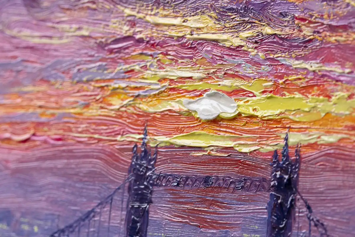 Heartbeat Of London - Original by artist Andrew Grant Kurtis - Wyecliffe Galleries
