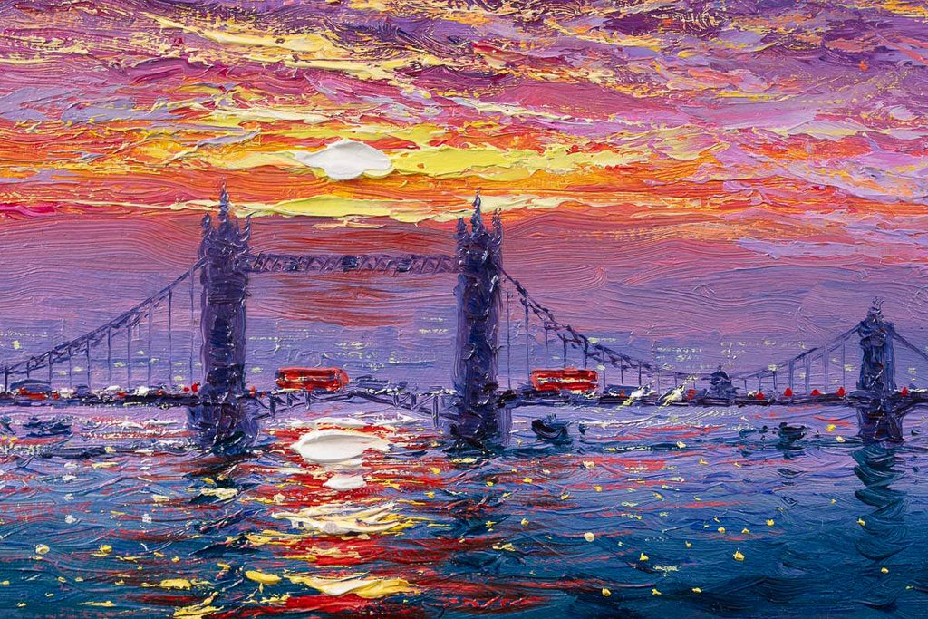 Heartbeat Of London - Original by artist Andrew Grant Kurtis - Wyecliffe Galleries