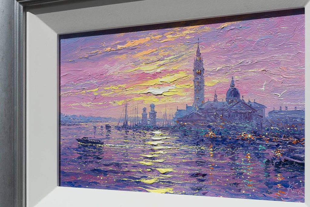 In Venice, Every Moment Is A Romance - Original by artist Andrew Grant Kurtis - Wyecliffe Galleries