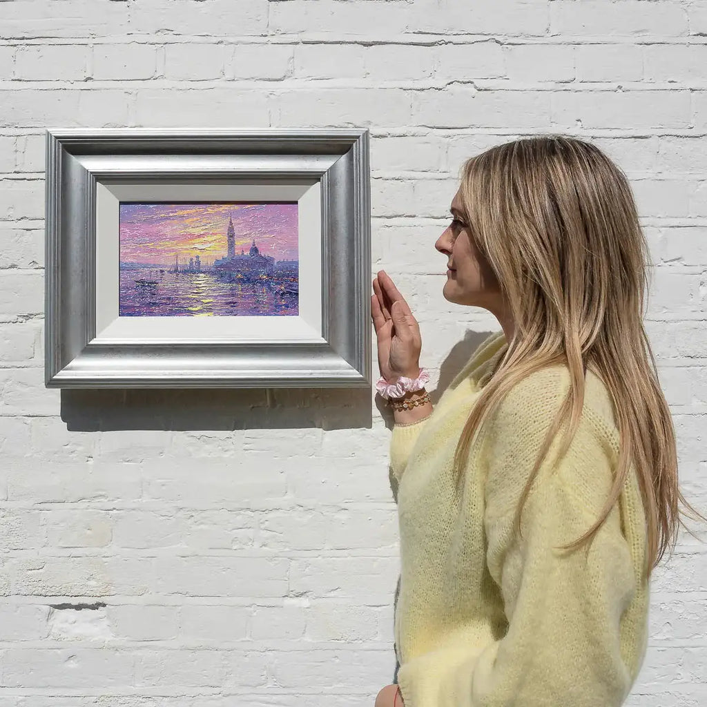 In Venice, Every Moment Is A Romance - Original by artist Andrew Grant Kurtis - Wyecliffe Galleries