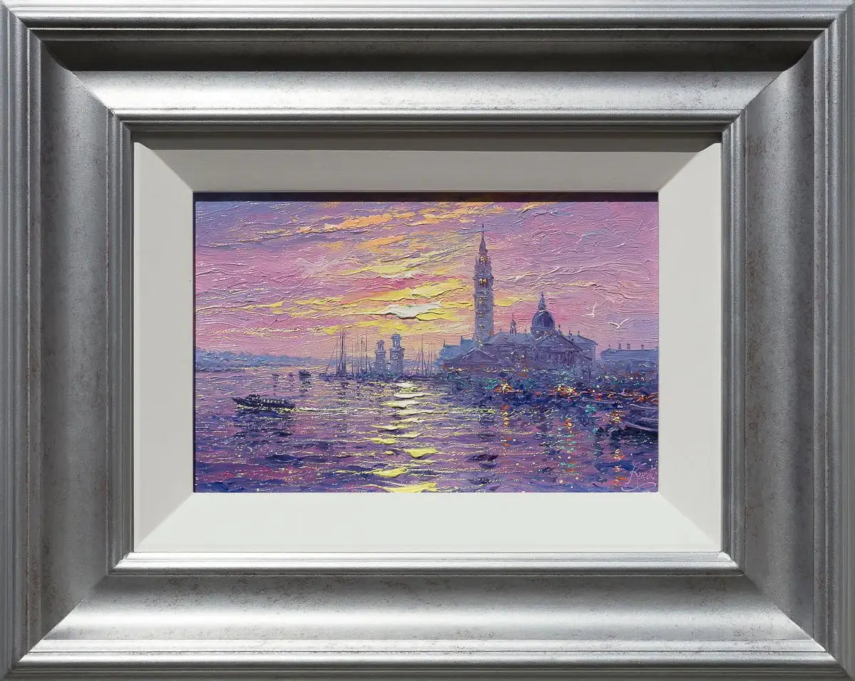 In Venice, Every Moment Is A Romance - Original by artist Andrew Grant Kurtis - Wyecliffe Galleries