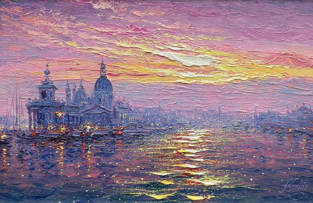 In Venice, Every Moment Is A Treasure - Original - SOLD by artist Andrew Grant Kurtis - Wyecliffe Galleries