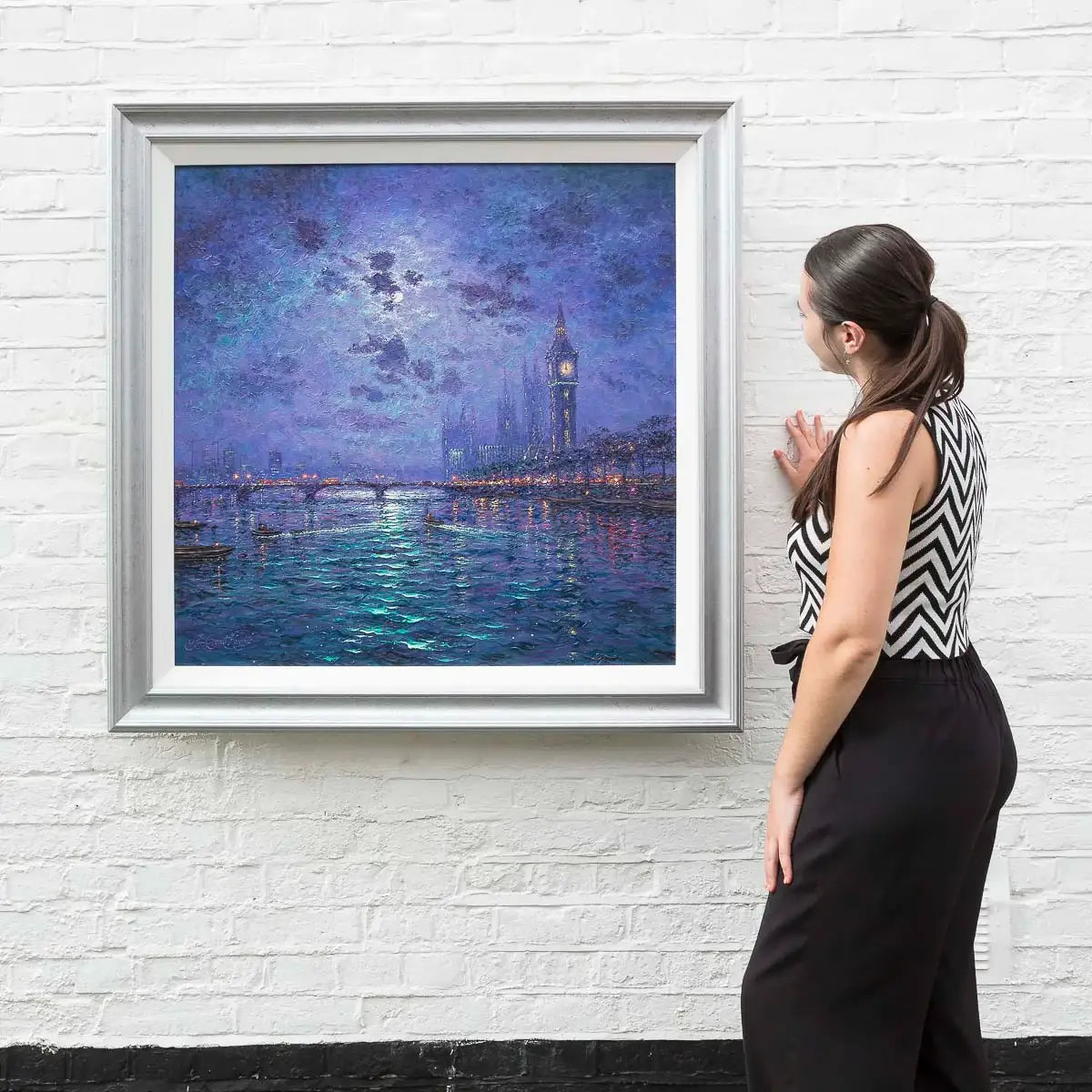 Luminescent Reflections - Original by artist Andrew Grant Kurtis - Wyecliffe Galleries