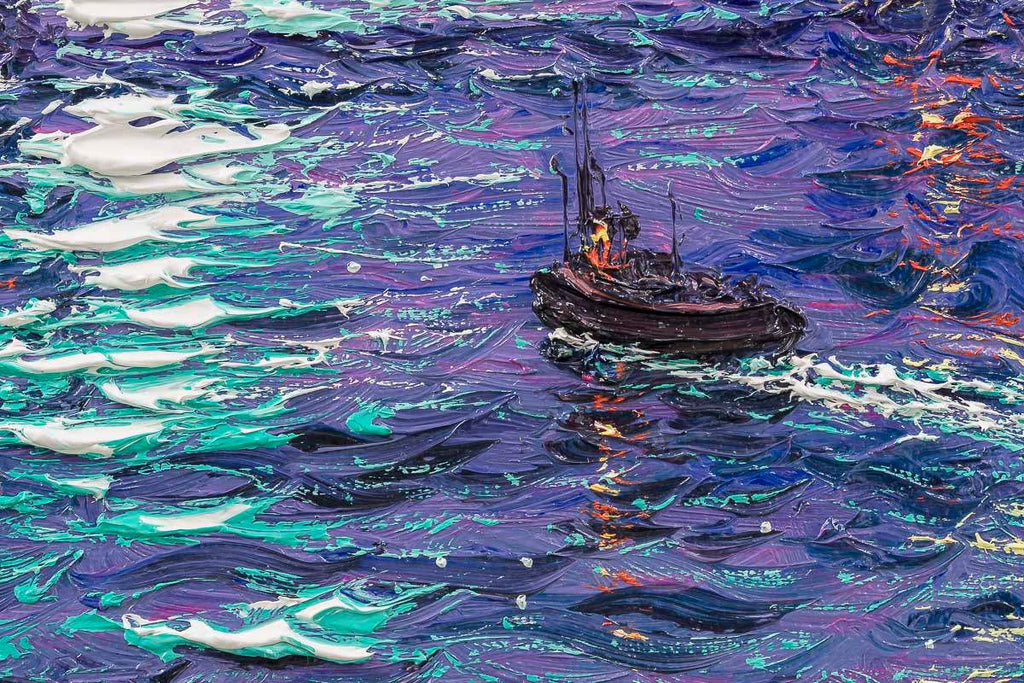 Luminescent Reflections - Original by artist Andrew Grant Kurtis - Wyecliffe Galleries