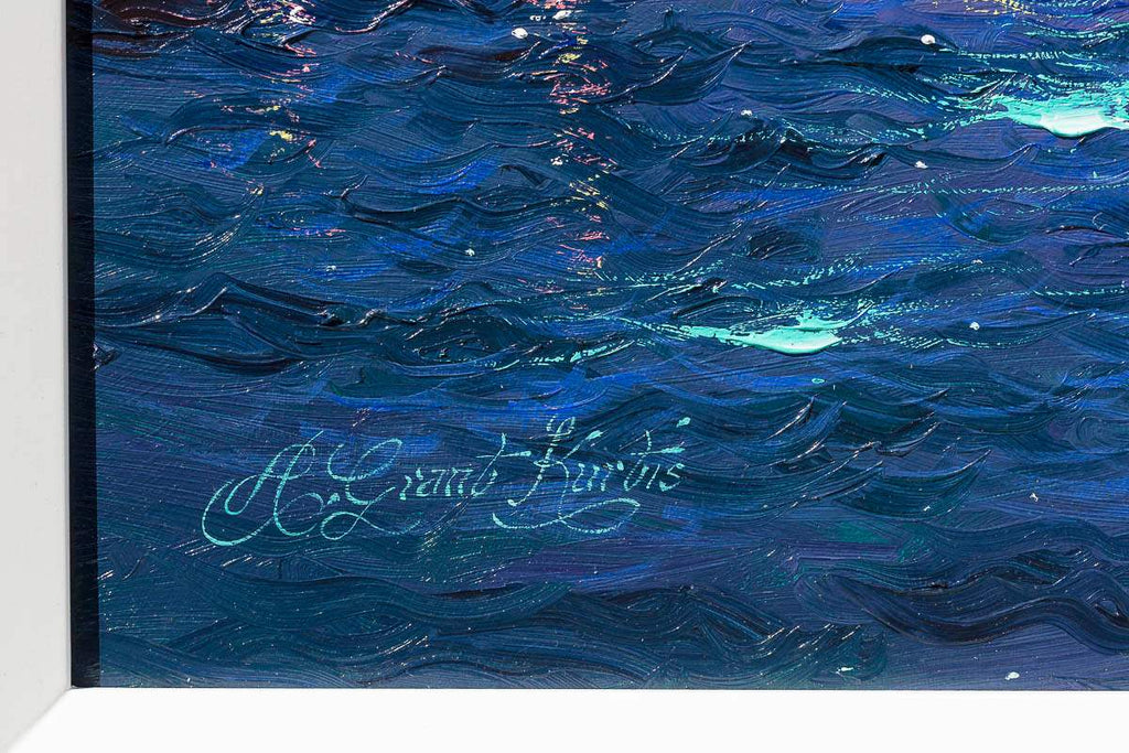 Moonlight Nostalgia - Original - SOLD by artist Andrew Grant Kurtis - Wyecliffe Galleries