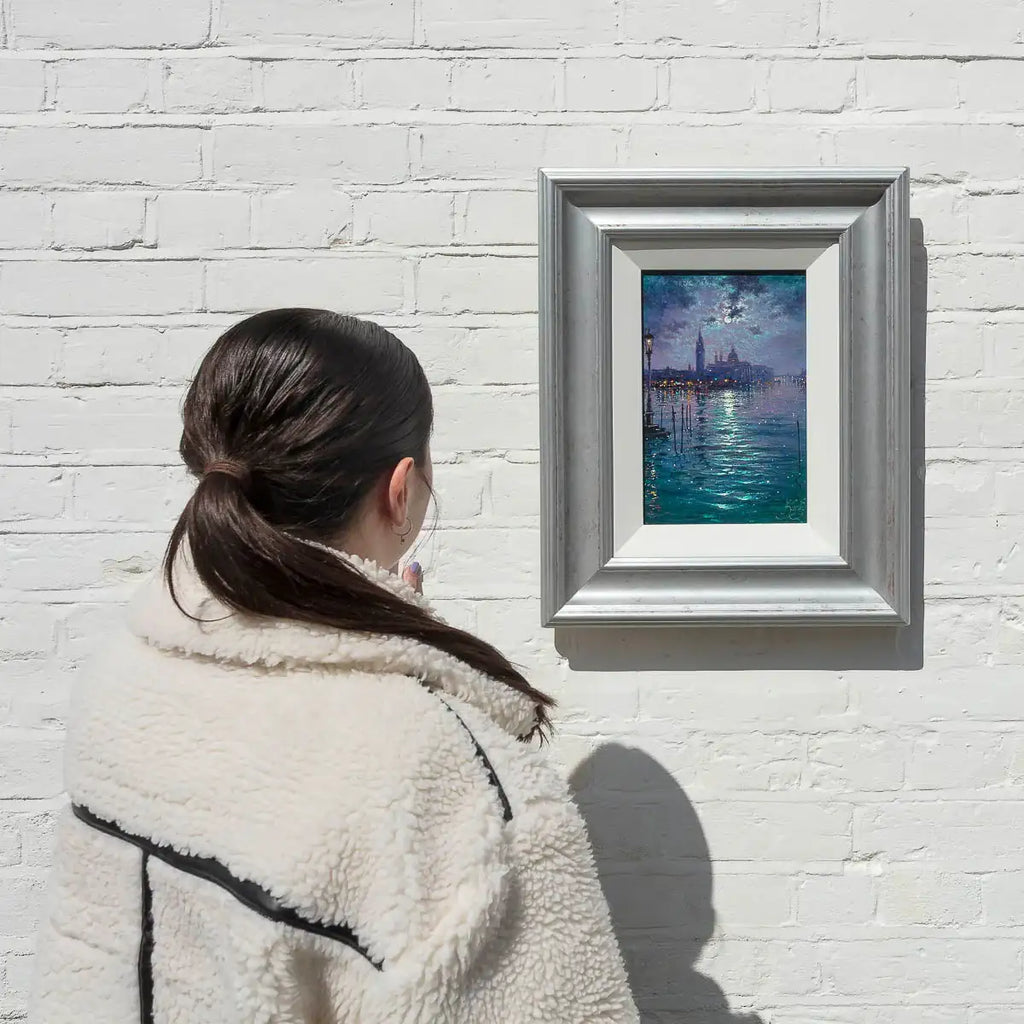 Moonlight Serenade - Original - SOLD by artist Andrew Grant Kurtis - Wyecliffe Galleries