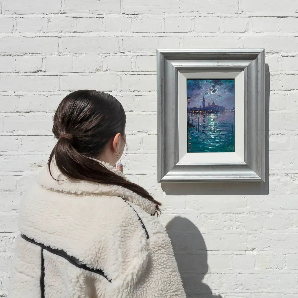 Moonlight Serenade - Original - SOLD by artist Andrew Grant Kurtis - Wyecliffe Galleries