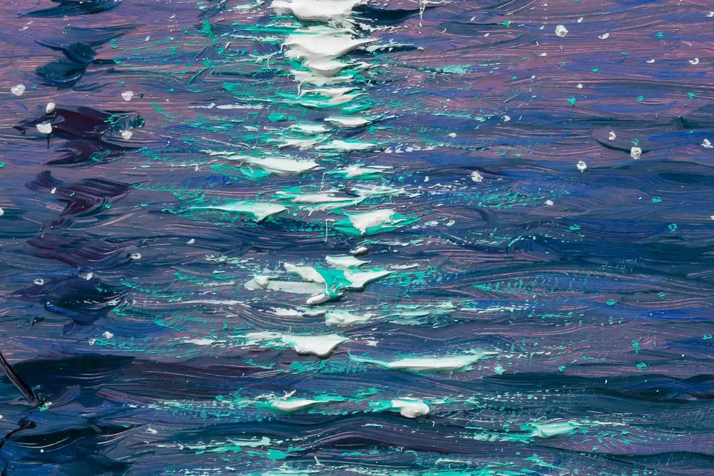 Moonlight Serenade - Original - SOLD by artist Andrew Grant Kurtis - Wyecliffe Galleries