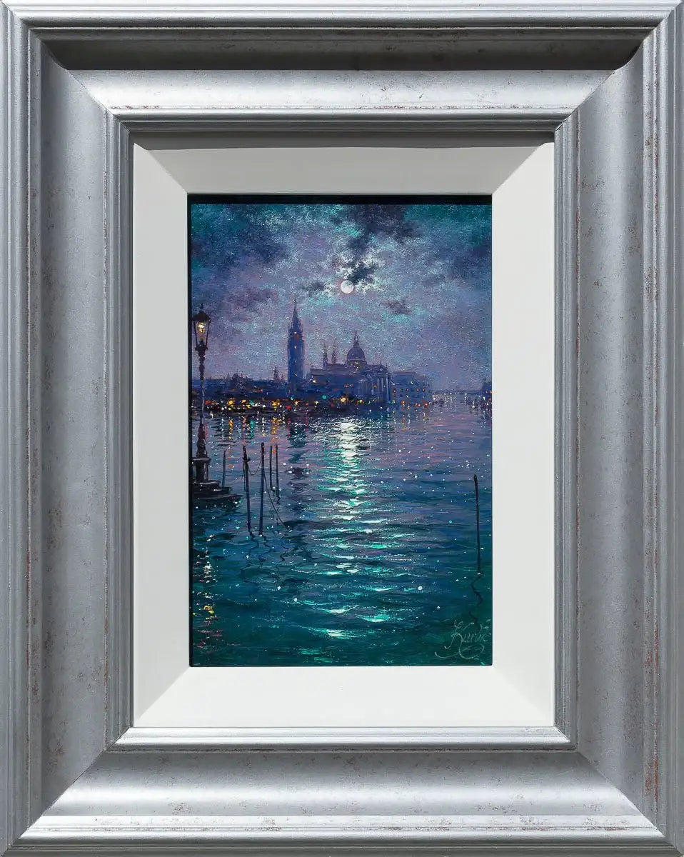 Moonlight Serenade - Original - SOLD by artist Andrew Grant Kurtis - Wyecliffe Galleries