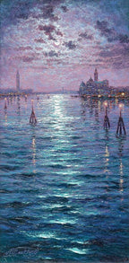 Moonlight Sparkle - Original - SOLD by artist Andrew Grant Kurtis - Wyecliffe Galleries