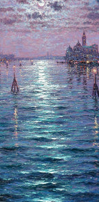 Moonlight Sparkle - Original - SOLD by artist Andrew Grant Kurtis - Wyecliffe Galleries