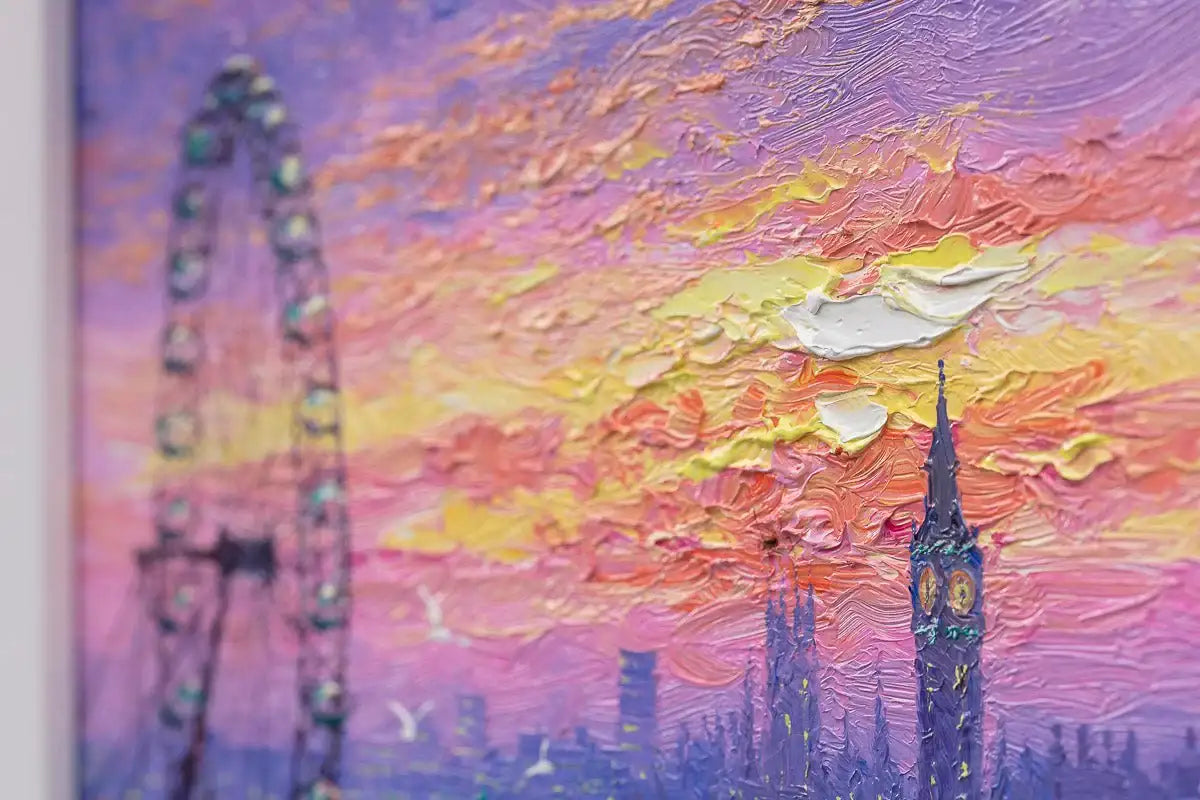 Morning Cityscape - Original - SOLD by artist Andrew Grant Kurtis - Wyecliffe Galleries