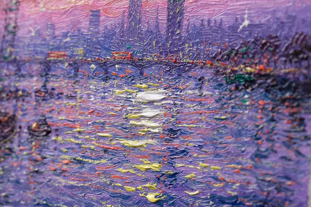 Morning Cityscape - Original - SOLD by artist Andrew Grant Kurtis - Wyecliffe Galleries