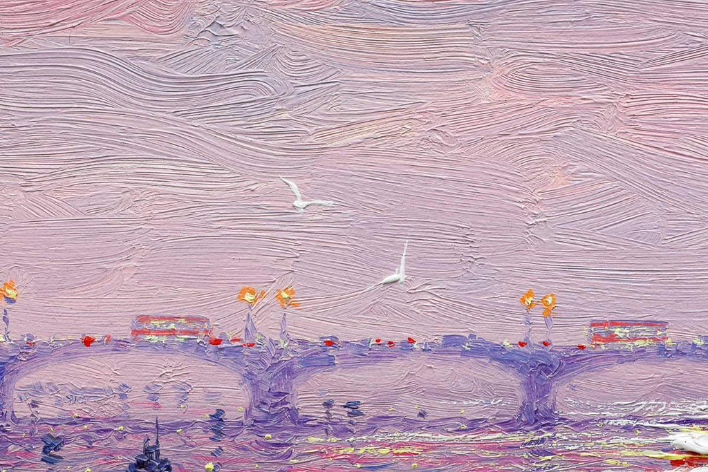 Purple Fusion - Original - SOLD by artist Andrew Grant Kurtis - Wyecliffe Galleries