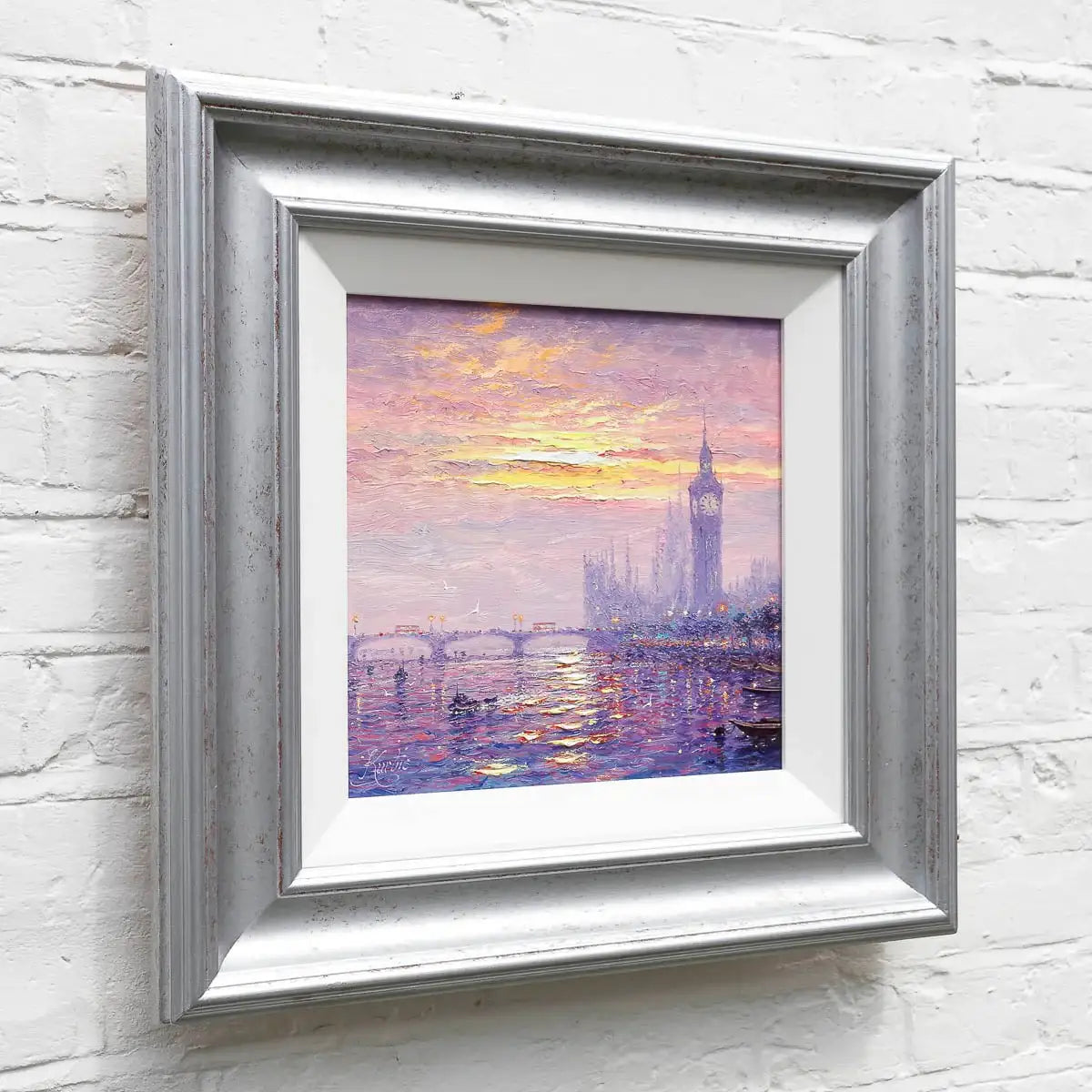Purple Fusion - Original - SOLD by artist Andrew Grant Kurtis - Wyecliffe Galleries