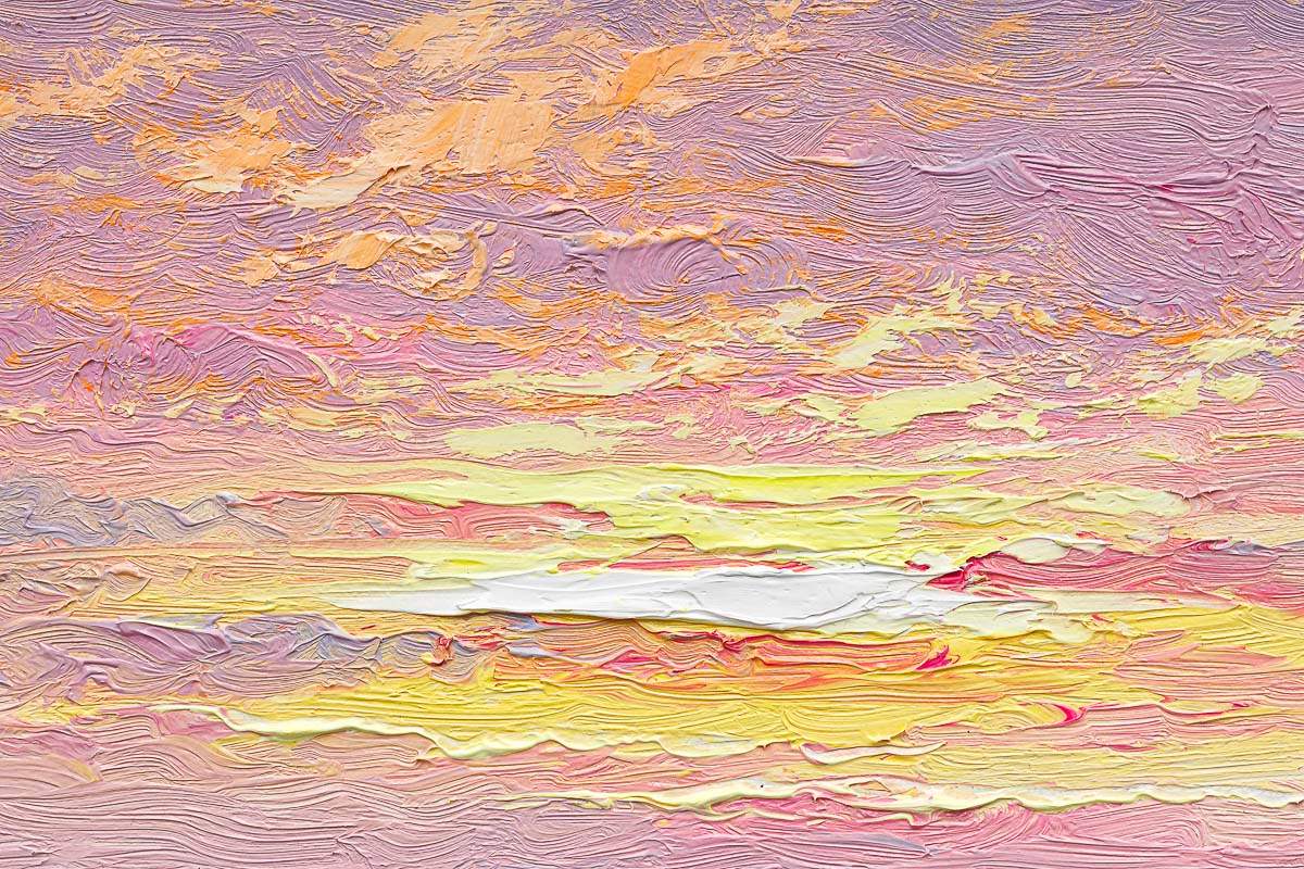 Purple Fusion - Original - SOLD by artist Andrew Grant Kurtis - Wyecliffe Galleries