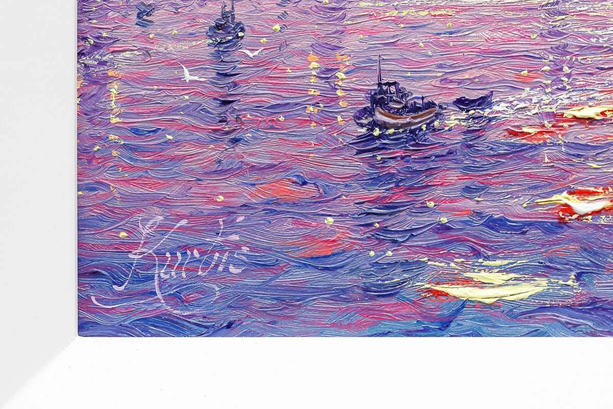 Purple Fusion - Original - SOLD by artist Andrew Grant Kurtis - Wyecliffe Galleries